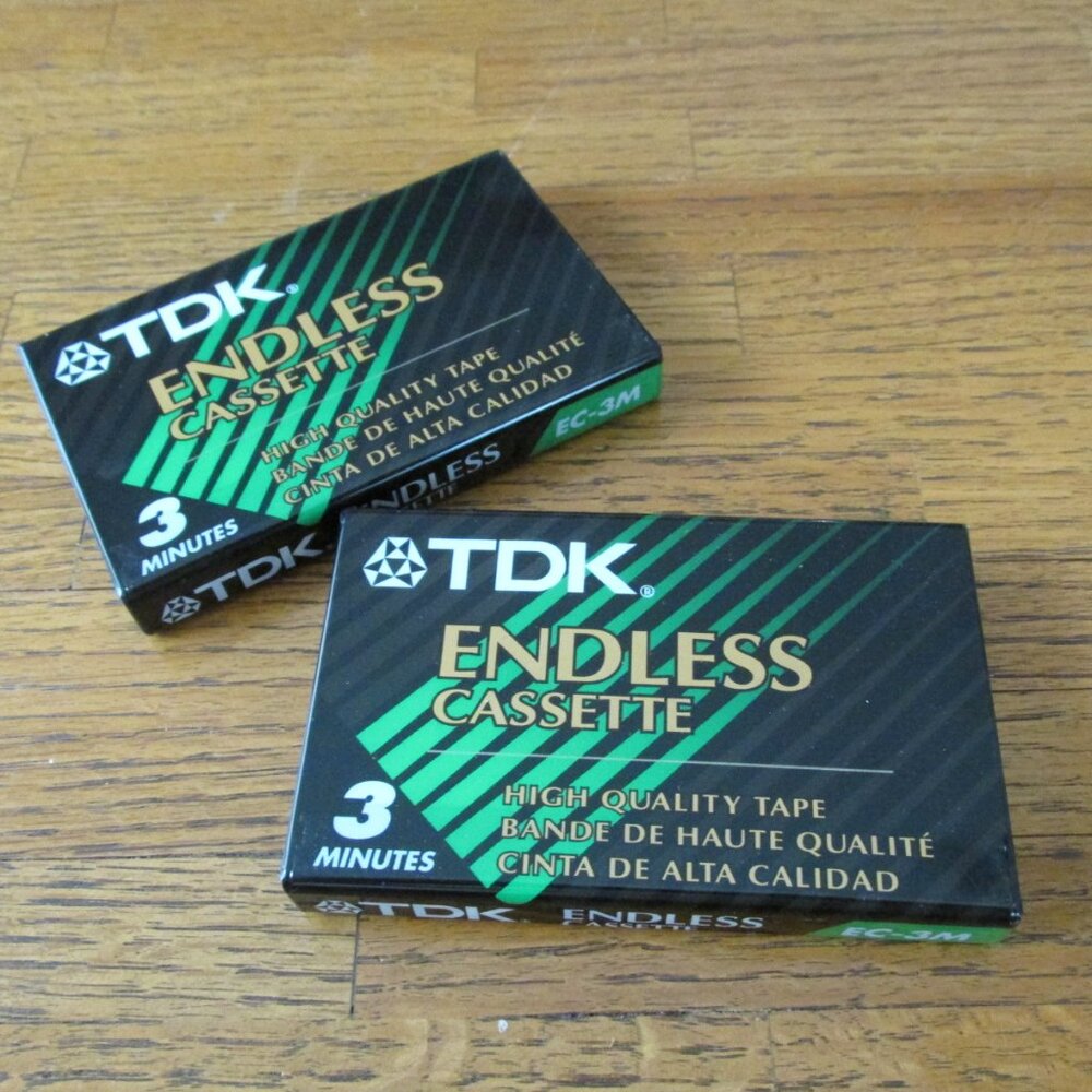 H31-TDK Endless Cassette Tapes 3&3 minutes EC-3M & EC-3M